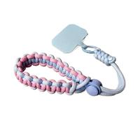 2pcs Cute Mobile Phone Lanyard Hanging Decoration Can Be Carried Twist Rope Anti-loss Pendant Strong Wrist Short Straps Per Maggior Parte Smartphone(Blue)