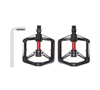 2pcs Cycle Pedal Alluminio in lega in lega a doppio cuscinetto Non slittamento Sostituzione del pedale riflettente