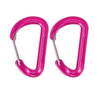 2Pcs D A Forma di Clip Gancio Moschettone Outdoor Escursioni Primavera Snaps Alpinismo Fibbia Portachiavi Chiusura D Portachiavi Fibbia Clip Lega di Alluminio