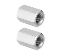 2Pcs Dado Esagono M8x1 20mm Acciaio per Connettore