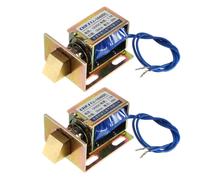 2Pcs DC 12V 1.7A 25N Force 10mm Stoke Open Frame Electromagnet FJ-1040DL
