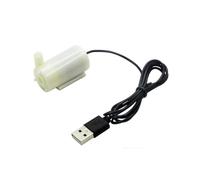2pcs Dc 5V USB Mini Low Noise Brushless Motor Pump (orizzontale bianco)