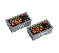 2pcs DC Motor Driver Modulo 5V a 30V 150W per pwm Controller con Schermo LCD Regolabile per frequenza Limite Corrente per Robotica