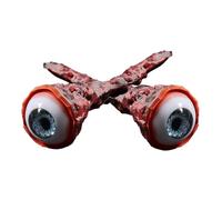 2pcs Decorazione Di Halloween Con Bulbi Oculari Mozzati, Bulbi Oculari Finti Realistici, Parti Del Corpo Insanguinate, Scherzi, Feste Di Halloween Con Vampiri E Zombi, Oggetti Di Scena Spaventosi