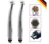 2Pcs Dentale 5Lights LED E-generator Fiber Optic Turbina Handpiece 4Hole SANDENT