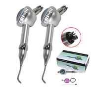 2PCS Dentale Hygiene Prophy Jet Air Polisher Tooth Polishing Handpiece 4Hole Tip
