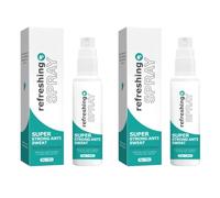 2PCS Deodoranti Antitraspiranti Spray, 30ml Spray Antitraspirante Per Il Viso, Forma Istantaneamente Una Pellicola Senza Lasciare Tracce Bianche, Non Macchia I Vestiti, È Fresco E Non Appiccicoso