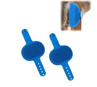 2pcs di auto -toeletta per gatti, cuscinetto da toelettatura in silicone per gatti | Pestino per la depilazione dei capelli in silicone, pennello per animali domestici autopulente