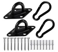 2Pcs Diamond Swing Mounts 304 Steel M5-M10 2Pcs Diamond Swing(8mm-black) | 304 stainless steel, rust resistant, outdoor indoor use, support, long lasting performance