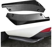 2Pcs Diffusore di Labbra Paraurti Posteriore Auto per Ren-Ault Trafic Vauxhall Vivaro, Spoiler Posteriori Angolo avvolgimento,B-Carbon Fiber