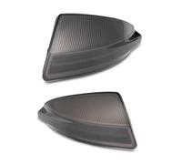 2PCS Dinamico/Normale Flash Specchio Indicatori di direzione Ambra for Mercedes Benz W164 ML300 ML500 ML320 C-Class W204(Normal flash,Smoked lens)
