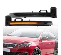 2pcs Dinamico Specchio Laterale Lampade LED Segnale di Direzione Compatibile con Peugeot 308 2013-2019