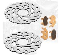 2pcs Dischi Freno Anteriore Pastiglie per Yamaha YFM 700R Raptor 06-25 YFZ 450R