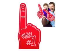 2PCS Dita In Schiuma, Dita Gladiatori In Schiuma Per Eventi Sportivi, Mano In Schiume Gigante Numero 1 Per accessoria Per Sportivi, Mano In Schiume Cheerleader Per Basket, Baseball