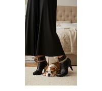 2PCS Donna Oro Metallo Catena Doppio Strand Stivale Bracciale Scarpe Fascia