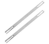2Pcs Door Spindle Bar Replacement for Vintage Door Handle Durable Iron Silver