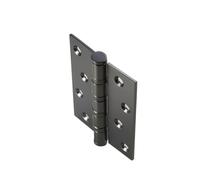 2PCS Dooroom Brass Thick Bearing Hinges 4"x3"x3mm, 5"x3"x3mm Solid Wood Door Black Gold Mute Hinges With Screws(SG,4 inch)