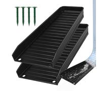 2pcs Downspout Splash Block - Down Spout Extender | Guardia Del Vassoio Per Grondaia Pioggia | Dranaggio Della Grondaia Per Prevenire L'erosione Del Suolo La Protezione Terreno Delle Basi