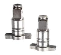 2Pcs Driver Elettrico Brushless Adattatore Albero Chiave per Set Singola e Doppia Applicazione Metallo per Accessori Utensili Elettrici Cordless Cambio Rapido 1/2 Pollice Mandrino Connettore per