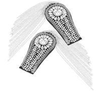 2pcs drop epaulets vintage epaulets rini applique decorazione in costume