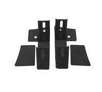 2PCS Dual A Pillar Led Light Brackets, Carbon Steel Windshield Mounting Brackets For JK 2DR/4DR 2007 To 2017