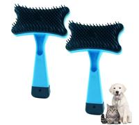 2PCS Efficace Delicato Slicker Spazzole Opaco Rimozione Dei Capelli Morbido Auto Pulizia Del Cane Spazzole Plastica Pet Grooming