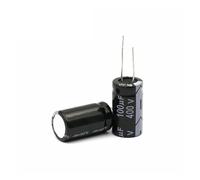 2PCS Electrolytic capacitor 400V100uF 18 * 30mm aluminum electrolytic capacitor 100uf 400v NWPNLXEA