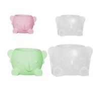 2pcs elefante vasi di fiori stampo creativo fatto a mano piante grasse fioriera silicone casa desktop decorazione fare creativo animale stampo per piante