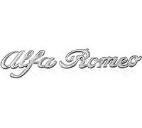 2pcs Emblem Adesivo per Alfa Romeo Giulietta Stelvio Spider GT Giulia Mito Brera, Decalcomanie Auto, Adesivi per Auto Logo Badge Decal Emblema Adesivo, Accessori per Decorazione Distintivo dell'auto