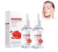 2PCS Equilibra Viso, Estratto di melograno Siero Viso Anti-Aging, Antirughe a Base per Pelli Sensibili, Leviga e Illumina, Niacinamide - Siero sbiancante, Contrasta i Segni del Tempo, 30 ml