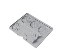 2pcs Espresso Tamping Mat Non-Slip Silicone Cushion Pad for Portafilters Home & Cafe Tamp Station Accessory with Anti-Spill Design(Color 2)