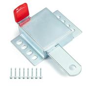 2pcs Essential Galvanized Steel Garage Door Locks Thicken Heavy Duty Slide Latch Anti-Theft Locking Kit Doors Per Porte