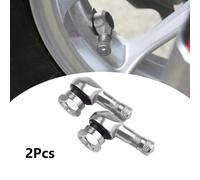 2Pcs Estensione Valvola Pneumatico Moto 90 Gradi Cerchio Ruota In Alluminio
