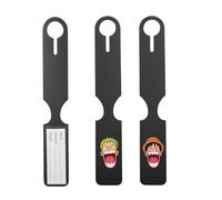 2pcs Etichetta per Valigia in PVC, Anime Manga pirata Disegni, Etichette Viaggio Bagagli con Nome e Indirizzo,Viaggia Bagagli Tag, Bagaglio Accessori da Viaggio, per Bagaglio Valigie Zaini,Cartoon