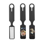 2pcs Etichetta per Valigia in PVC, Anime Manga pirata Disegni, Etichette Viaggio Bagagli con Nome e Indirizzo,Viaggia Bagagli Tag, Bagaglio Accessori da Viaggio, per Bagaglio Valigie Zaini,funny