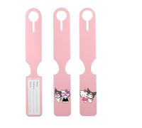 2pcs Etichetta per Valigia in PVC, Carino Cartoon Design, Etichette Viaggio Bagagli con Nome e Indirizzo,Viaggia Bagagli Tag, Bagaglio Accessori da Viaggio, per Aereo Bagaglio Valigie Zaini, Anime