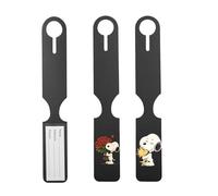 2pcs Etichetta per Valigia in PVC, Cute Cartoon Anime Motivo, Etichette Viaggio Bagagli con Nome e Indirizzo,Viaggia Bagagli Tag, Bagaglio Accessori da Viaggio, per Aereo Bagaglio Valigie Zaini, moda