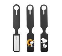 2pcs Etichetta per Valigia in PVC, Cute Cartoon Anime Motivo, Etichette Viaggio Bagagli con Nome e Indirizzo,Viaggia Bagagli Tag, Bagaglio Accessori da Viaggio, per Aereo Bagaglio Valigie Zaini, fiore