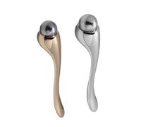 2pcs Eye Cream Stick Eye Massage Stick Face Roller Eye Roller Tool Eye Roller Face Tools for Skincare Make up Kit Eye Patch magnetica in lega di zinco Donna