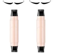 2PCS Eyeliner Stamp, Liquid Stamp, Rotating Eyeliner Pen Printing, Quick Shaping Tool with Left/Right Eye Indication for Women Eye Makeup (B)