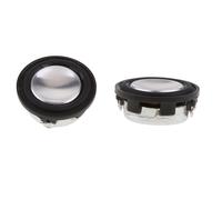 2pcs fai da te 28 mm mini 2W Stereo Audio Stopaker 4OHM HIFI ACCS Black