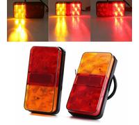 2pcs Fanale Posteriore 12V LED Luce Freno Indicatore di Direzione Camion Rimorch
