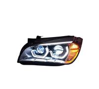 2PCS Fari for auto compatibili for BMW X1 E84 Fari 2010-2015 DRL Indicatori di direzione Luce anteriore Accessori auto(Halogen)