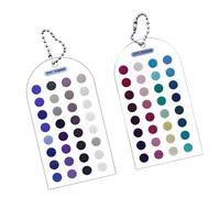 2Pcs Fashion Color Wheel Cards Double Sided Analisi Modello Schede per Coordinazione e Styling Outfit Schema di Moda su entrambi i lati