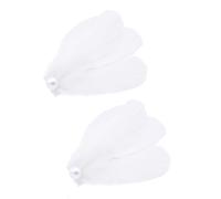 2pcs Faux Pearls Piumato Clip per Capelli Laterali Forcine Per Scenari E Festa Di Matrimonio Abbigliamento Accessori Testa