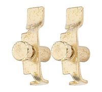 2pcs Fein -Tuner -Metall Clamp/Suptor String Melody Strument Accessori Dorati, Robusti e Sensibili Agli Appassionati di Erwen
