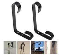 2pcs ferro pianta vaso di fiori gancio luce lanterna gancio gancio mangiatoia