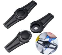 2pcs Fibbia Gancio Cintura Seggiolino Auto Bambino, Dispositivo di Sicurezza Seggiolino Auto, Impedisce al Bambino di Togliere le Braccia Dall’imbracatura, per Seggiolini e Passeggino (Nero)