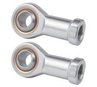 2Pcs Filettatura Estremità Articolato Snodato Cuscinetti Sferici Filettato Auto-Lubrificante Asta Fine Cuscinetto Sferico Stelo Filettatura Femmina Estremità (M20)