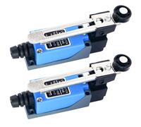 2PCS Finecorsa a Leva Finecorsa Regolabili Interruttori ME-8108, NC+NO (DPDT),Asta Regolabile Braccio LEVA Finecorsa Momentaneo,Ideale per Router CNC, Automazione Industriale E Applicazioni Fai-Da-Te